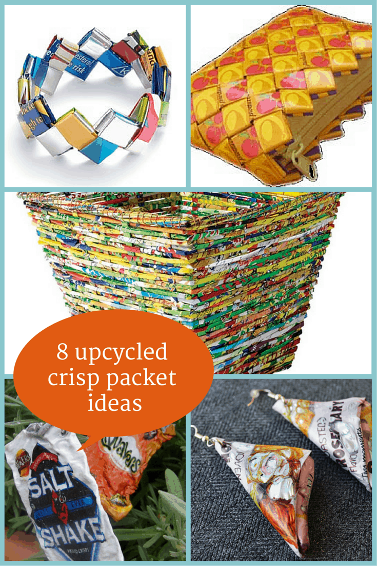 What to do with empty crisp packets.. 8 recycle crisp packet ideas