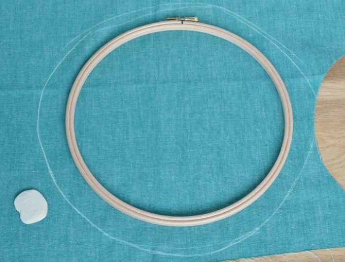 DIY Embroidery Hoop Clock VickyMyersCreations