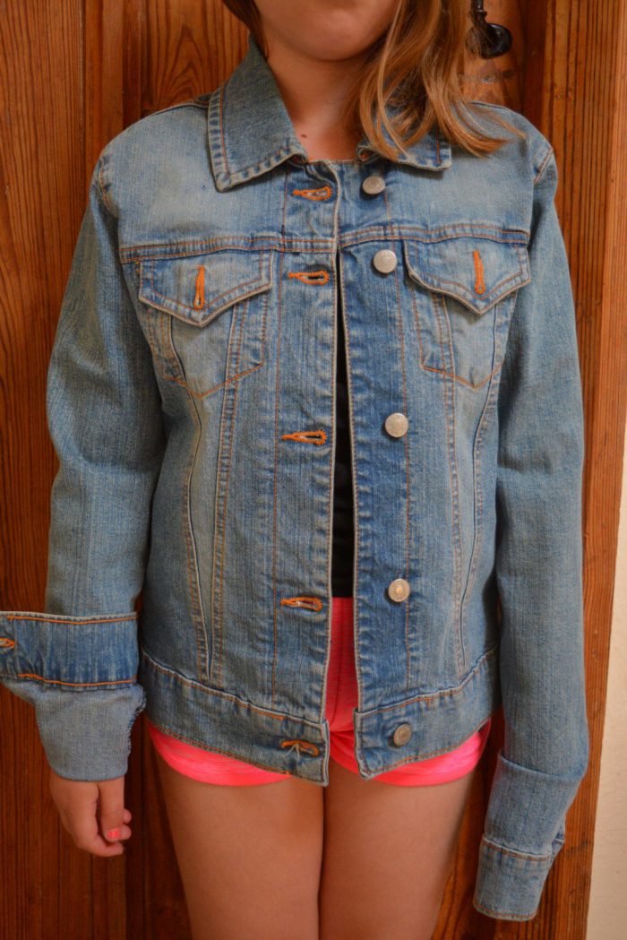 Altering a denim jacket to fit · VickyMyersCreations