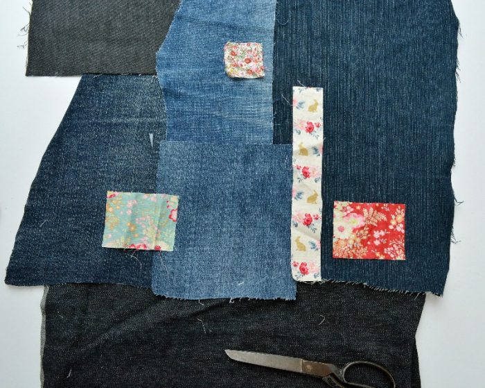 How to make a Sashiko Denim Bag · vicky myers creations