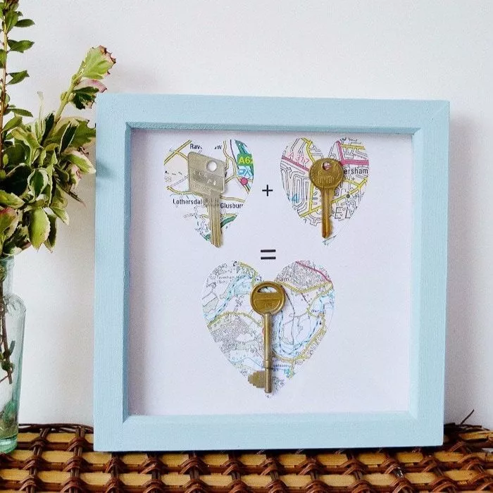 UPcycle Keys into Heart Picture