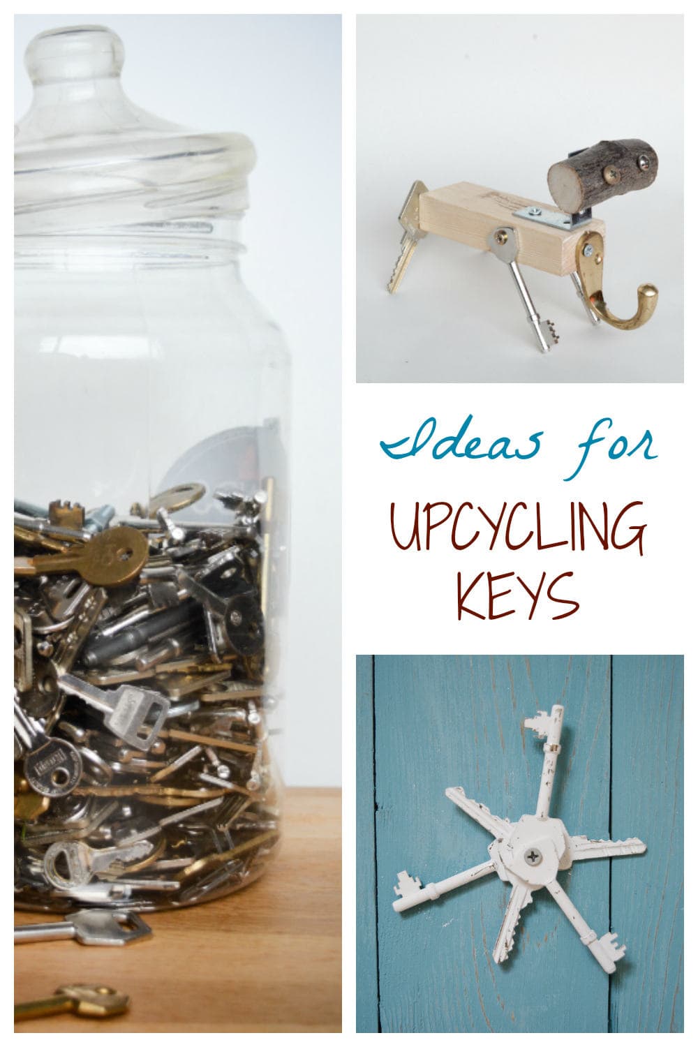 Ideas for upcycling old keys VickyMyersCreations