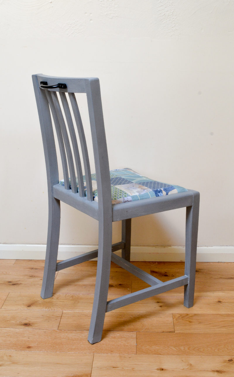 Upcycle Dining Room Chairs Stain resistant seats VickyMyersCreations