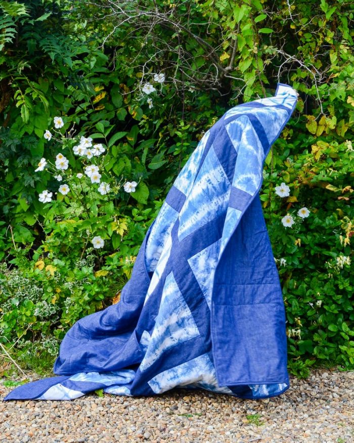 DIY Shibori Quilt, transform old duvet covers · VickyMyersCreations