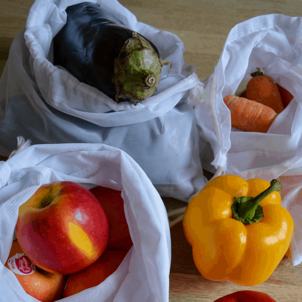 How to make net bags for fruit and vegetables