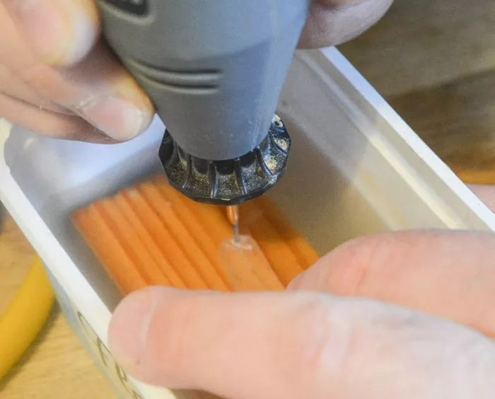 how to drill sea glass