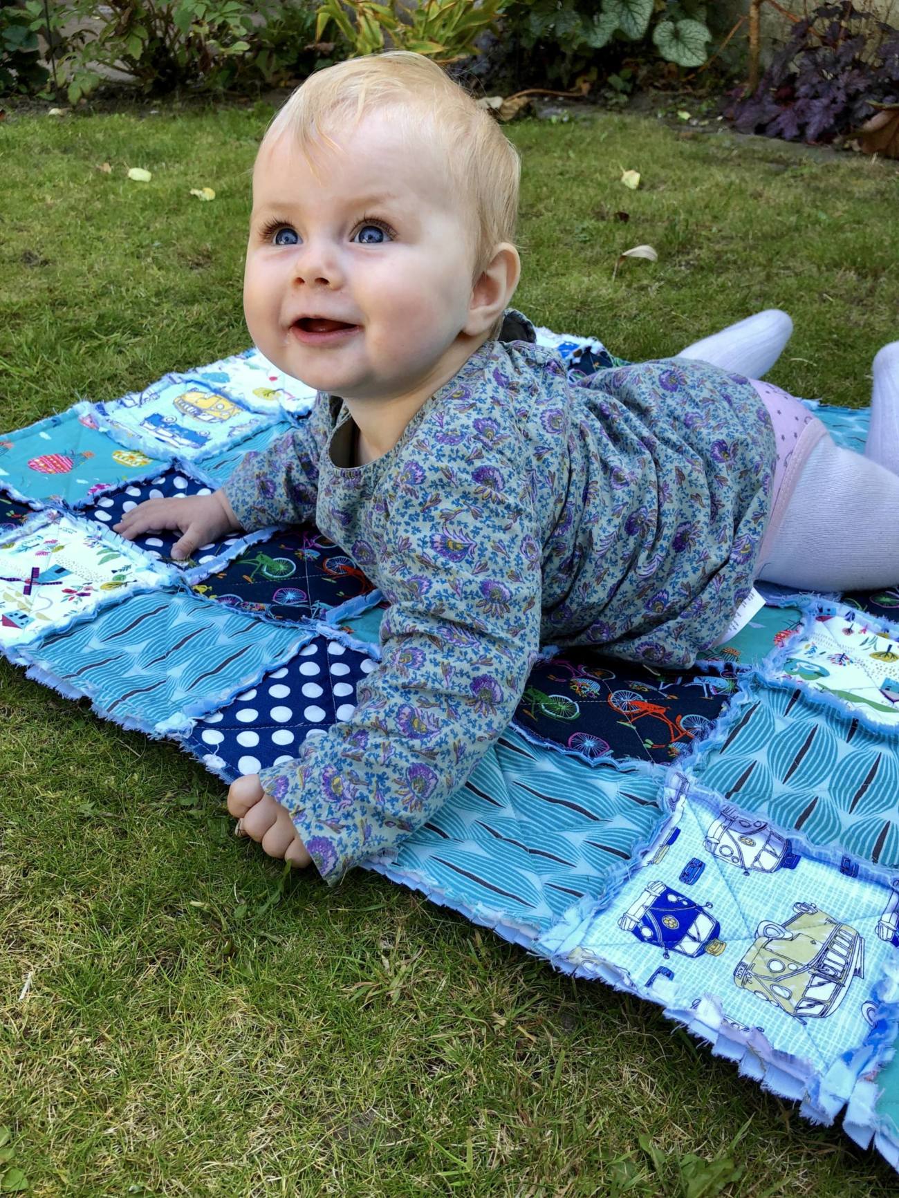 How to make a baby rag quilt · VickyMyersCreations