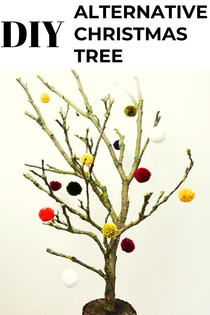 Alternative Christmas Tree from tree branches · VickyMyersCreations