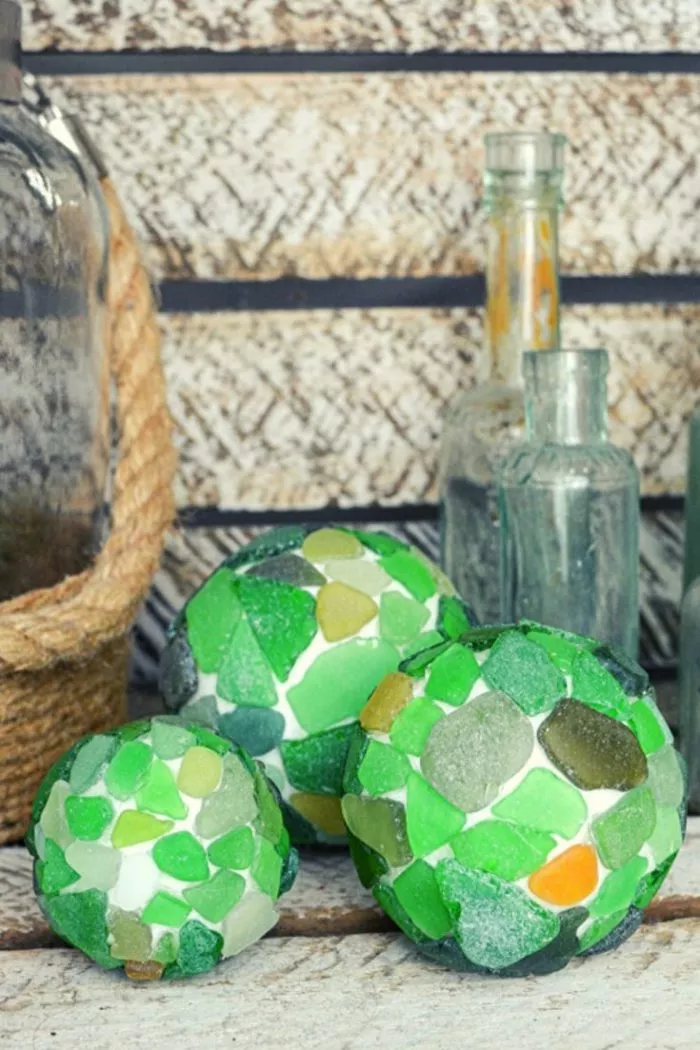 30+ easy DIY sea glass crafts · VickyMyersCreations