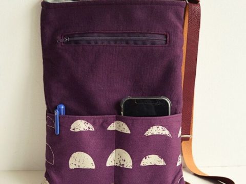 Fat quarter crossbody bag clearance