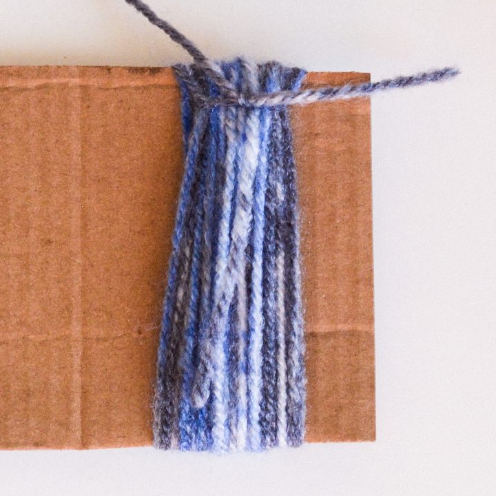how to make a tassel yarn