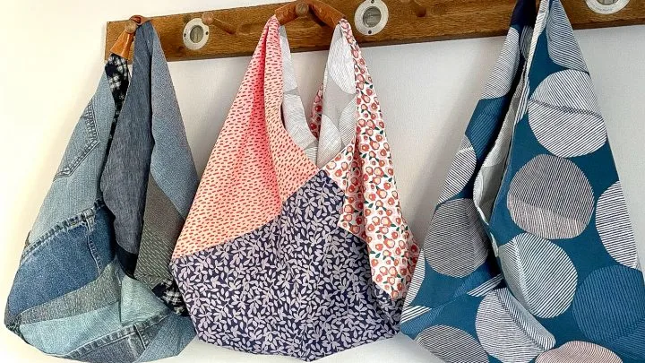 Studio, Garden & Bungalow: Origami Tote: Easy to Sew Furoshiki Inspired Bag