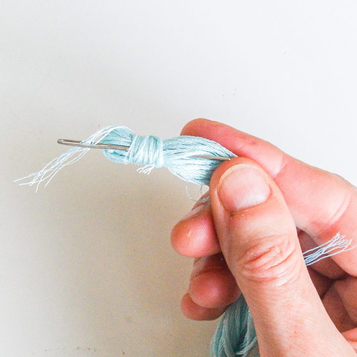 how to make a tassel with embroidery floss
