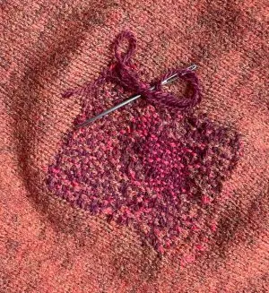 how to repair a sweater