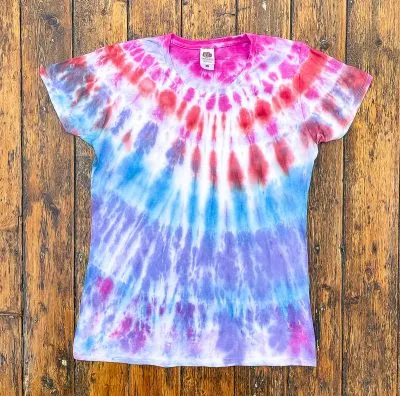 tie dye shirt instructions