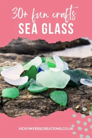 30+ easy DIY sea glass crafts · VickyMyersCreations