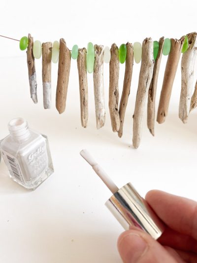 seaglass necklace DIY
