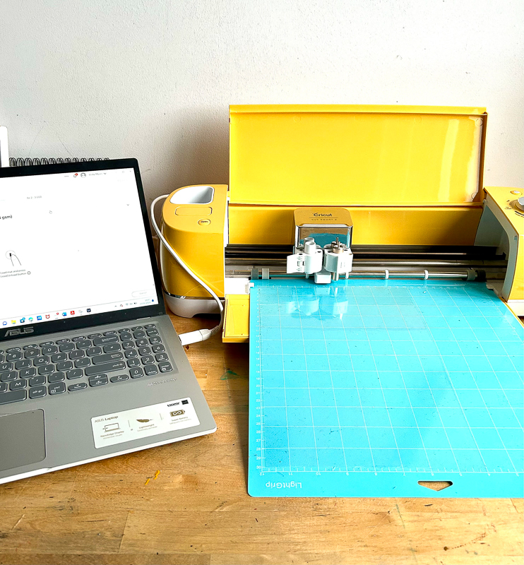 How to make a stencil with a Cricut, easy step by step tutorial